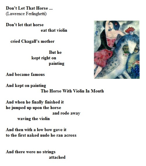 Ferlinghetti Chagall